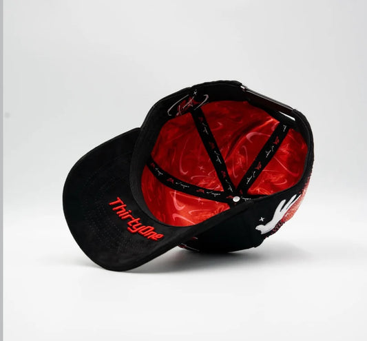 31 hats “El mago” roja